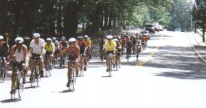 PHOTO 2 - Riders return to Framingham, American Diabetes Association's New England Classic, 1997