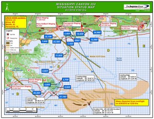 MAP - Deepwater Horizon Situation Map, May 1, 2010