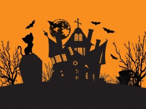 halloween scene