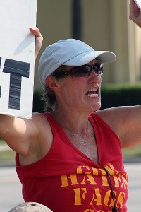 Shirley Phelps of the hate group that calls itself the Westboro Baptist Church