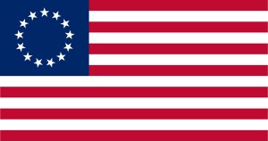 13 Star American Flag, (Betsy Ross design) 