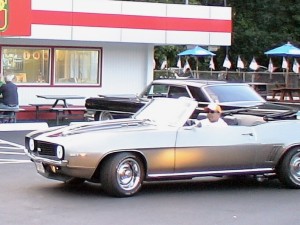 Chevy Camaro Convertible at CJ's Northside Grill, Framingham, MA