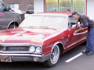 Vintage Cars, Saturday nights at CJ's Northside Grill, Framingham, MA