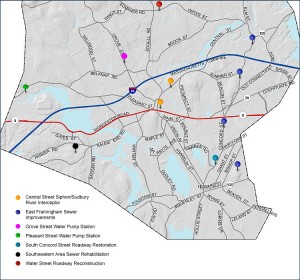 Framingham Traffic Detour Maps