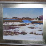 Snow Scene by Charles Holt, (Framingham, MA - Artist Guild Vice President)