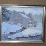 Old Grist Mill in Winter by Charles Holt, (Framingham, MA - Artist Guild Vice President)