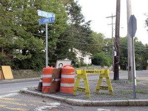 Summer 2010 - Detours on Concord St. send drivers down Summer St.