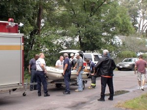 FFD / FPD missing person water search, September 24, 2011