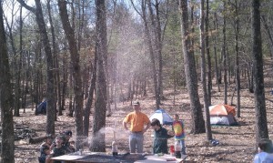 Pack 78 Scouts experient with Mentos and Soda, Framingham, MA 2010