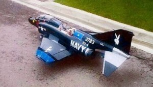 1960's era US Navy Phantom jet fighter