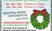 Garden Club Annual Green Sale (Dec 2nd -3rd)