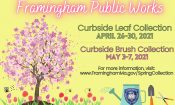 Framingham Spring Curbside Leaf and Brush Info