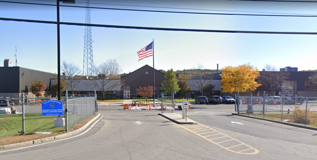 [photo] Framingham DPW facility, on Western Ave.