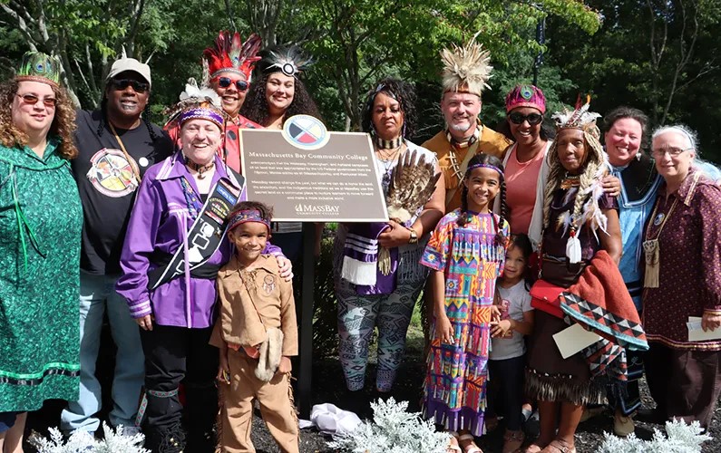 [photo] MassBay Community College, Land Acknowledgement, Sept. 14, 2022